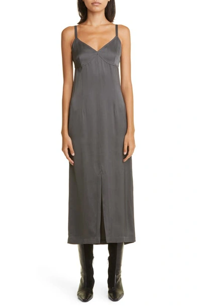 Totême Front-split Crepe Cami Dress Lead