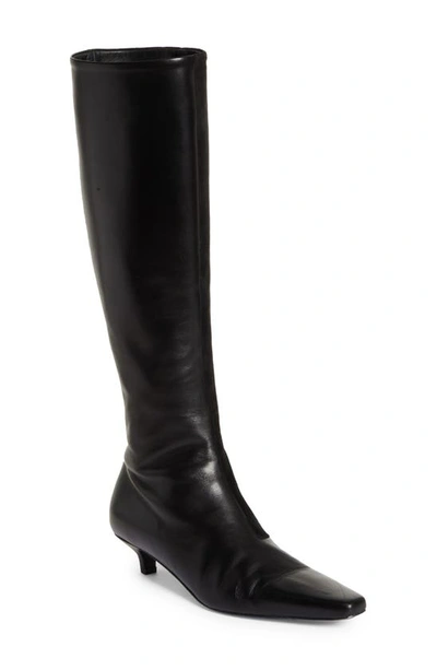 TOTÊME THE SLIM POINTED TOE KNEE HIGH BOOT
