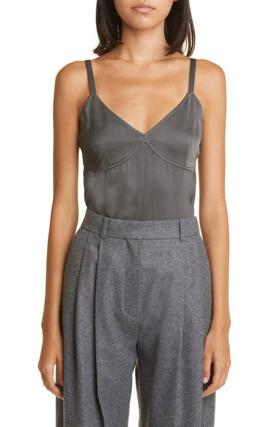 Totême Crepe Camisole In Lead