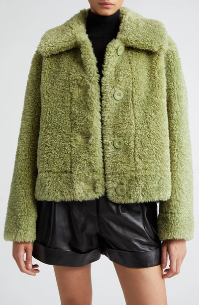 ★STAND STUDIO★ Melina shearling fur jacket sage green 6173 73333746_1?w=400