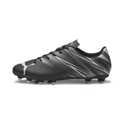 Puma Attacanto Fg/ag Men's Soccer Cleats Shoes In Black-silver Mist