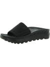 Vionic Rejuvenate Womens Slip On Comfort Slide Sandals In Black