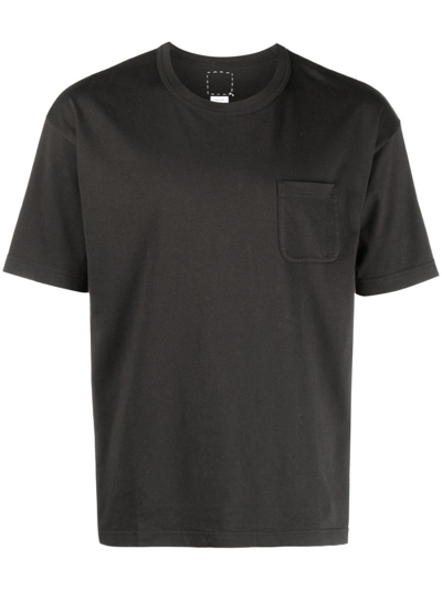 Visvim Black Crew Neck Cotton T-shirt