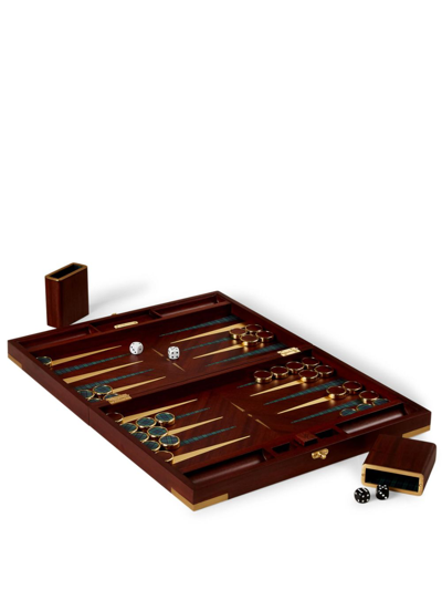 Ralph Lauren Tartan Parkwood Backgammon In Brown