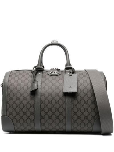 Gucci Grey Ophidia Small Leather Duffle Bag