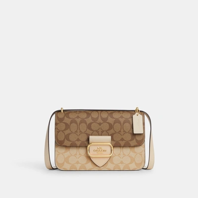 Coach Outlet Morgan Square Crossbody In Blocked Signature Canvas In Multi