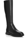 Stuart Weitzman Mckenzee Womens Suede Pull-on Knee-high Boots In Black