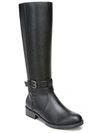 Naturalizer Garrison Womens Round Toe Side Zipper Knee-high Boots In Black