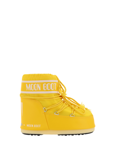 Moon Boot Icon Low Boots In Yellow