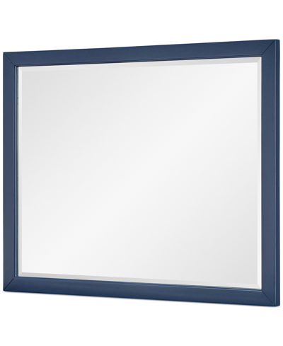 Furniture Summerland Mirror In Blue