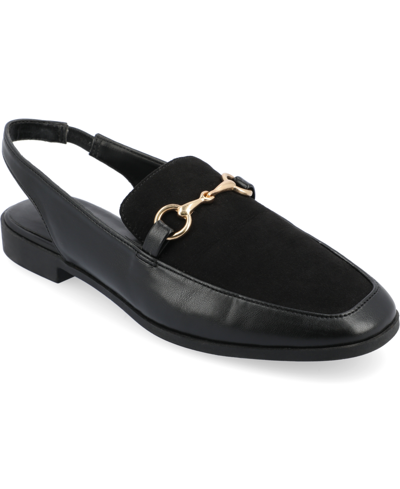 JOURNEE COLLECTION WOMEN'S LAINEY BIT SLING BACK LOAFERS
