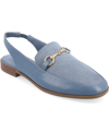 Journee Collection Lainey Slingback Flat In Blue