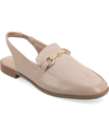 Journee Collection Lainey Slingback Flat In Taupe