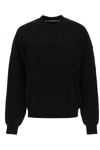 ALEXANDER WANG CREW-NECK SWEATER WITH EMBOSSED LOGO