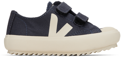 Veja Baby Navy Ollie Sneakers In Marine_pierre