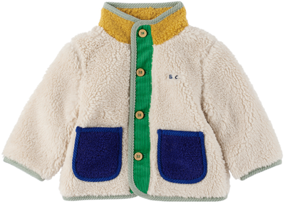 Bobo Choses Baby Faux Shearling Jacket In Multicoloured