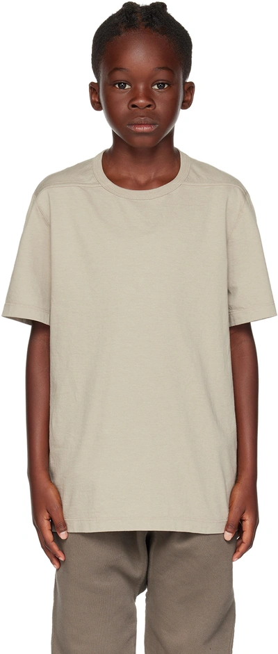 Rick Owens Level T Organic T-shirt In 08 Pearl