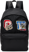 Off-white College Cotton Backpack In Black Off White