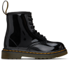 DR. MARTENS' BABY BLACK 1460 BOOTS