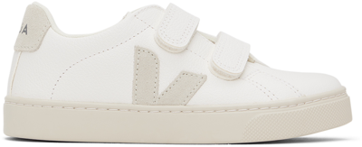Veja Kids White Esplar Sneakers In Extra-white