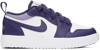 NIKE KIDS PURPLE JORDAN 1 LOW ALT LITTLE KIDS SNEAKERS