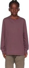 Rick Owens Level T Organic Cotton T-shirt In 33 Amethyst