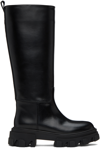 Gia Borghini X Pernille Teisbaek Tubular Combat Boot In Black 5000