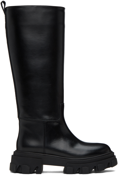 Gia Borghini Black Perni 07 Boots In Black 5000