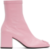 COURRÈGES PINK HERITAGE BOOTS