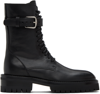 Ann Demeulemeester Woman Ankle Boots Black Size 7 Leather In 099 Black