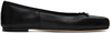 ALEXANDER WANG BLACK BILLIE BALLERINA FLATS