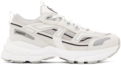 Axel Arigato Marathon R Trailer Sneakers In White Leather And Tech Fabric