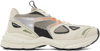 Axel Arigato Marathon Runner Leather And Mesh Sneakers In Cremino/kale Green
