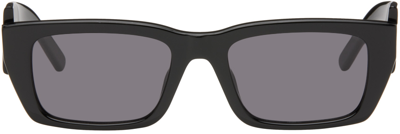Palm Angels Men's 53mm Palm Rectangular Sunglasses In Black Dark Grey