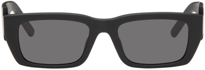 Palm Angels Sunglasses In Matte Black Dark Gre