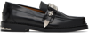 TOGA VIRILIS BLACK HARDWARE LOAFERS