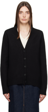 Jil Sander Wool Cardigan In 001 Black
