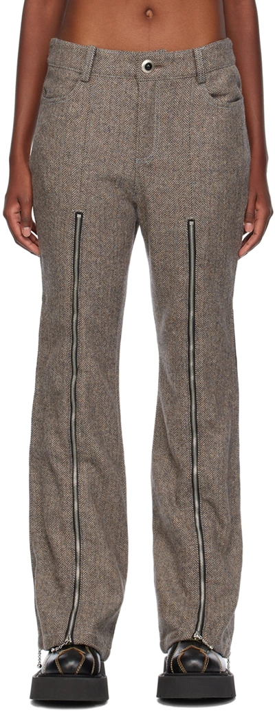 Andersson Bell Grey Aika Trousers In Grey