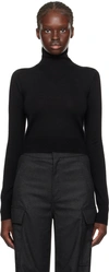 Filippa K Merino Turtleneck Sweater In Black