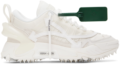 Off-white Logo-patch Lace-up Sneakers In White