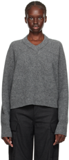 Filippa K Structure Yak Sweater In Grey