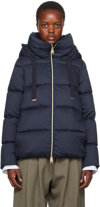 HERNO NAVY QUILTED DOWN JACKET