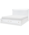 Furniture Summerland Panel Queen Storage Bed In White