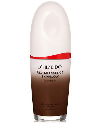 Shiseido Revitalessence Skin Glow Foundation Spf 30 In Obsidian