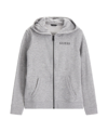 GUESS BIG BOYS TRIANGLE LOGO WITH FRENCH TERRY ZIP UP HOODIE