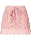 FENTY X PUMA English embroidery scalloped skirt,57426312162718