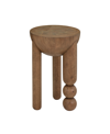 TOV FURNITURE MORSE COGNAC ACCENT TABLE