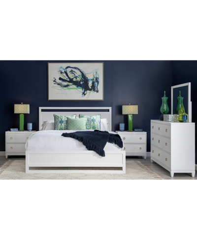 Furniture Summerland 3pc Bedroom Set (queen Panel Bed, Dresser, Nightstand) In White
