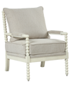 Best Master Furniture Hutch 36" Fabric Arm Chair In Beige