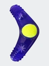AMERICAN PET SUPPLIES BOOMERANG WITH TREAT FILL AND SQUEAKER WITH TENNIS BALL